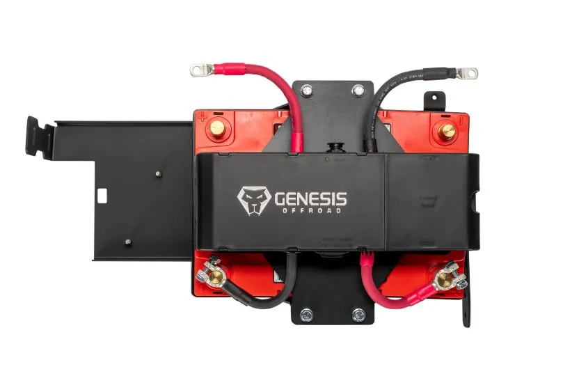 GENESIS OFFROAD | Jeep Wrangler 2018-Current Dual Battery Kit (185-JLDBKG3)