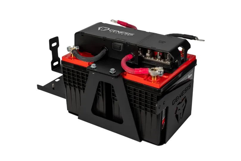 GENESIS OFFROAD | Jeep Wrangler 2018-Current Dual Battery Kit (185-JLDBKG3)