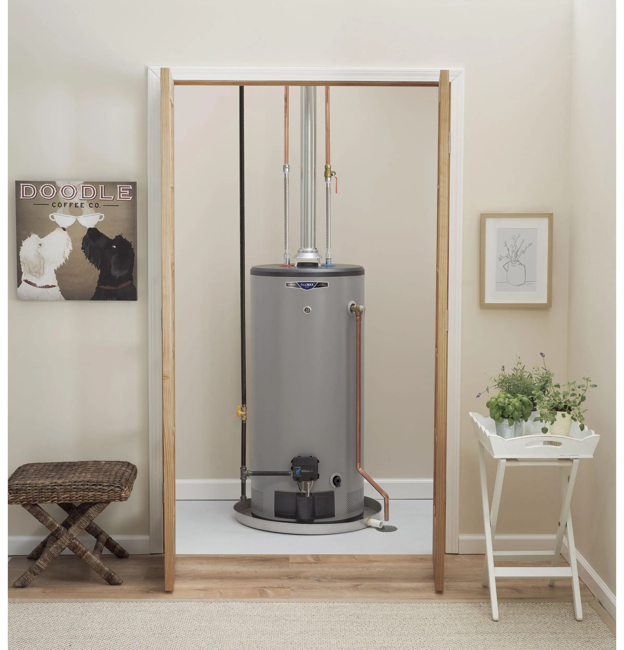GP30S08BXR GE RealMAX Choice 30-Gallon Short Liquid Propane Atmospheric Water Heater