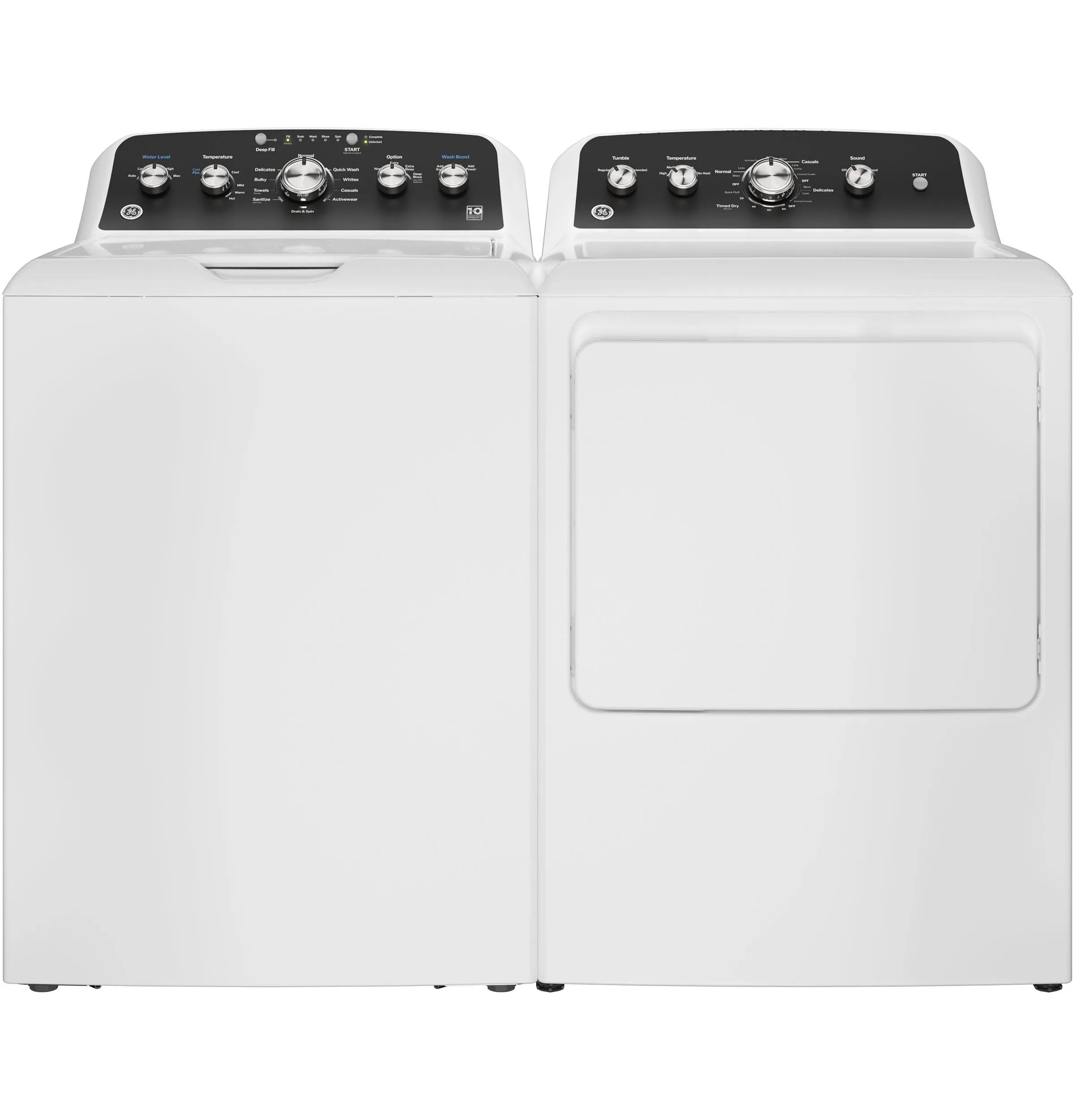GTD48EASWWB GE® 7.2 cu. ft. Capacity Electric&#x00A0;Dryer with Up To 120 ft. Venting&#x00A0;and&#x00A0;Extended Tumble