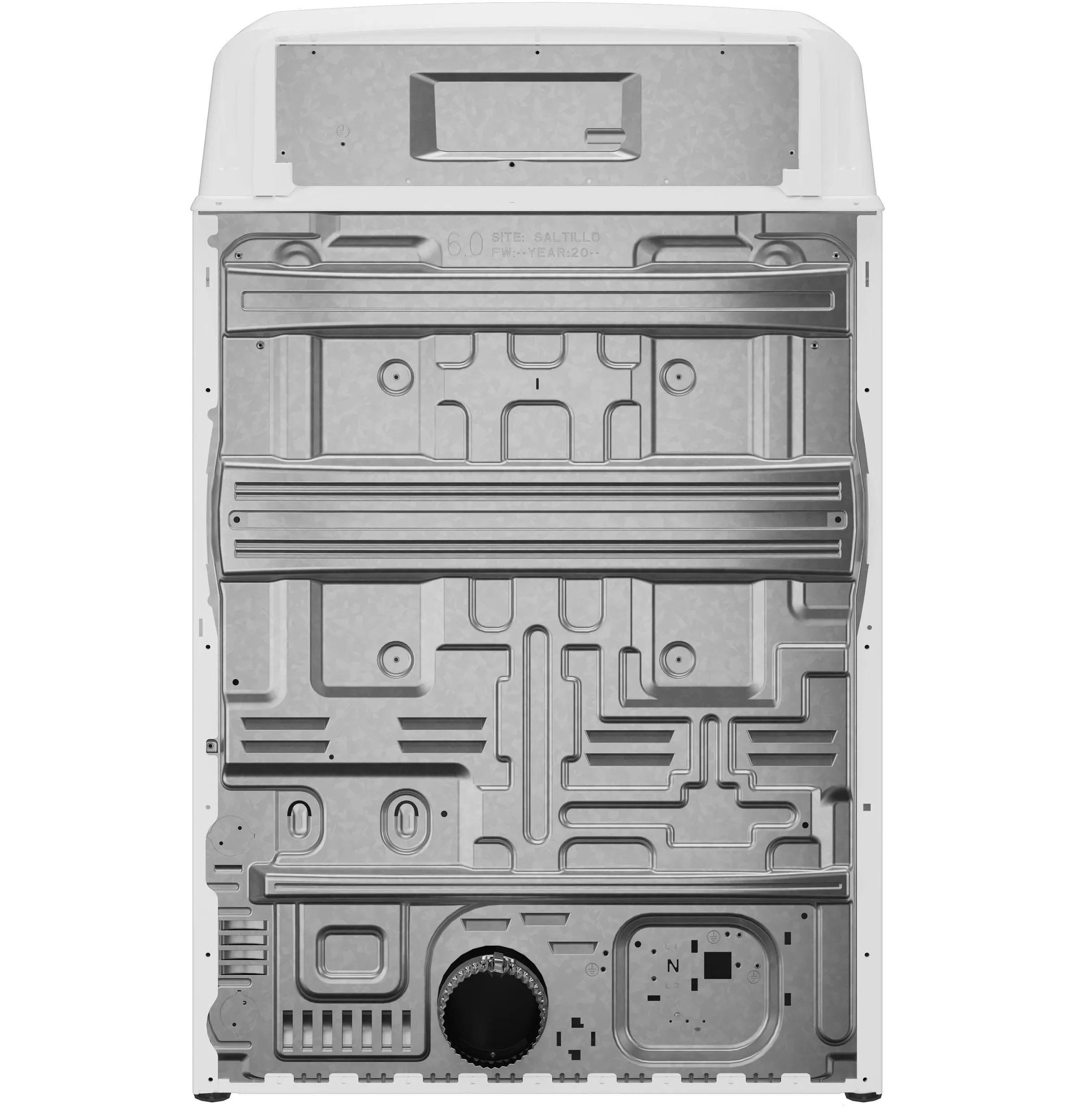 GTX38EASWWS GE® 6.2 cu. ft. Capacity&#x00A0;Electric Dryer with Up To 120 ft. Venting and Shallow Depth&#x200B;