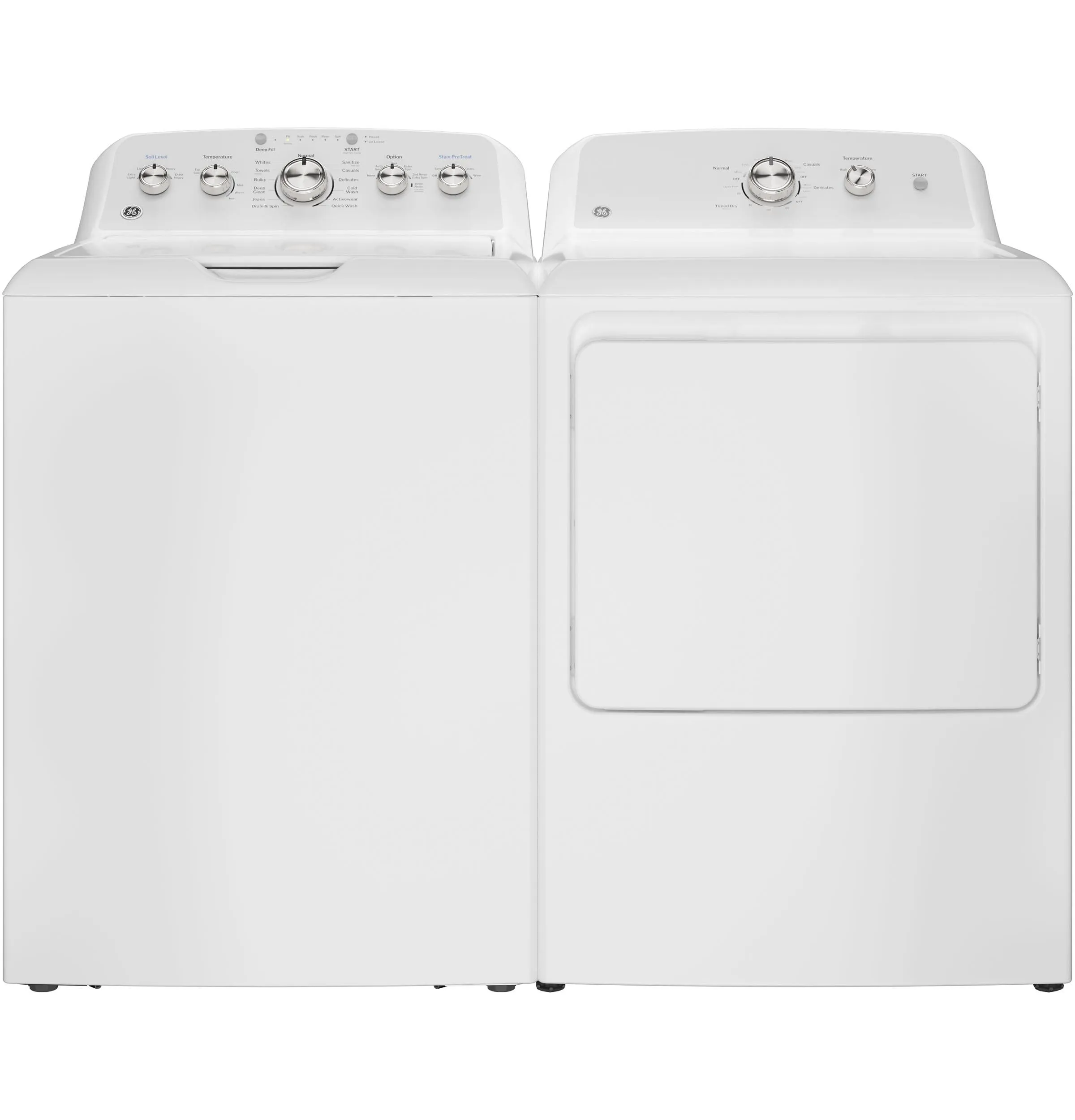 GTX38EASWWS GE® 6.2 cu. ft. Capacity&#x00A0;Electric Dryer with Up To 120 ft. Venting and Shallow Depth&#x200B;