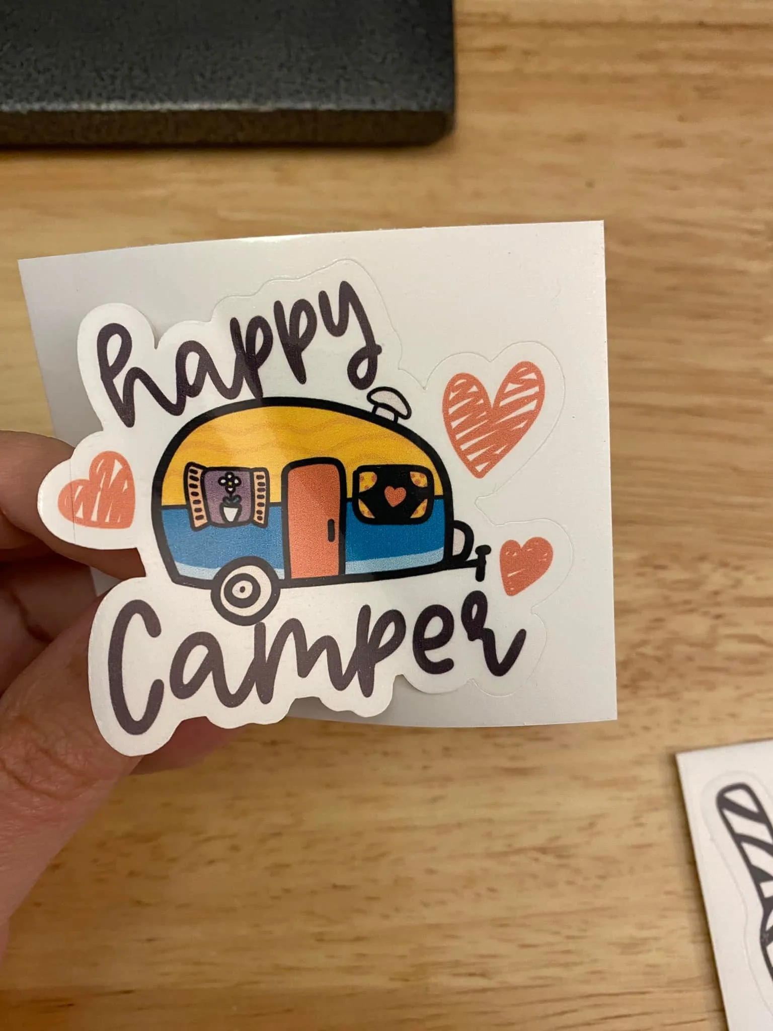 Happy Camper Sticker