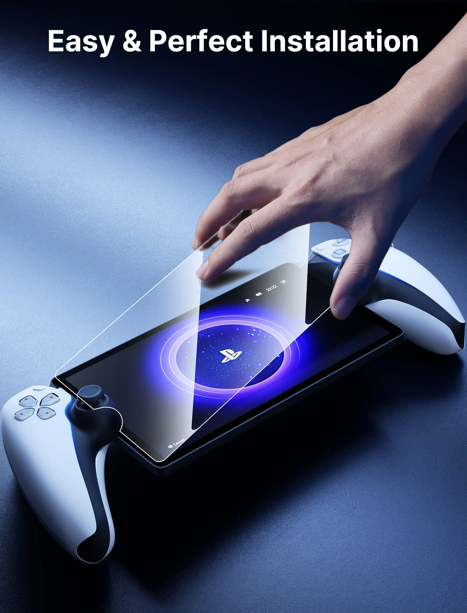 HD Tempered Glass Screen Protector for PlayStation Portal Remote Player