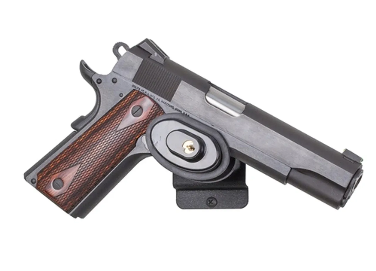Hold Up Displays Locking Pistol Display Keyed Alike HD70KA-B