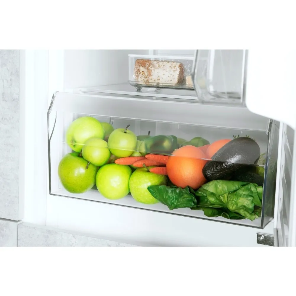 Hotpoint HMCB70302UK 70/30 Low Frost Integrated Fridge Freezer, Sliding Hinge