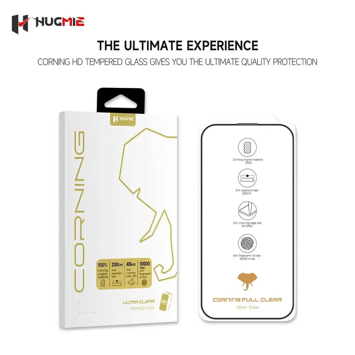 Hugmie® Corning Glass Screen Protector for iPhone 16 Series