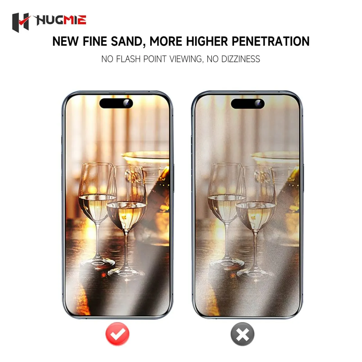 Hugmie® iPhone Matte Glass Screen Protector