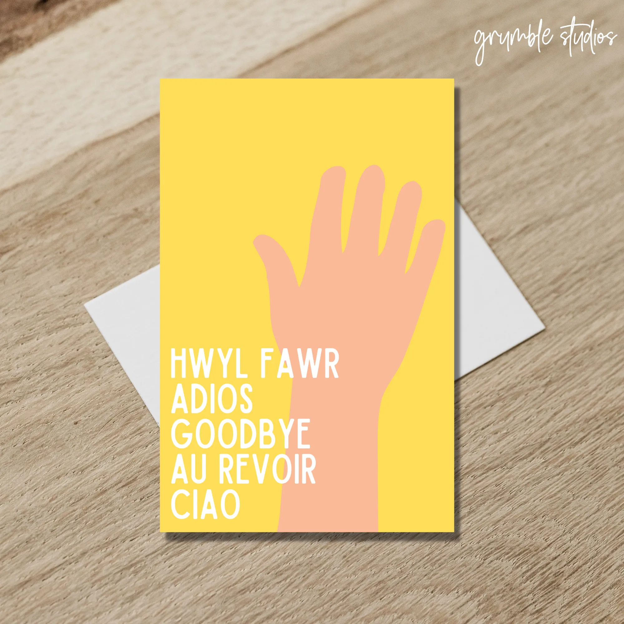 Hwyl Fawr Welsh Card