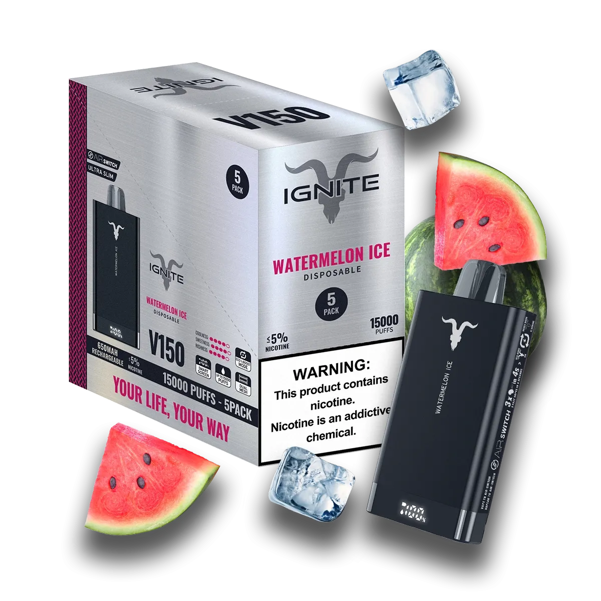 Ignite V150 Vape Device [5 Pack]