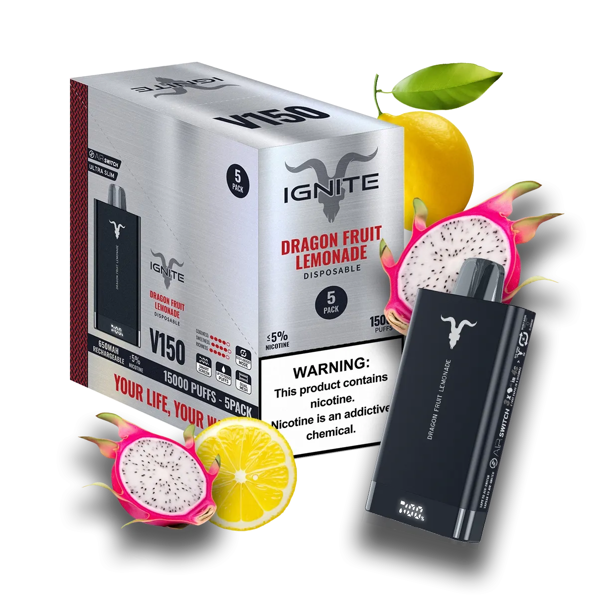 Ignite V150 Vape Device [5 Pack]