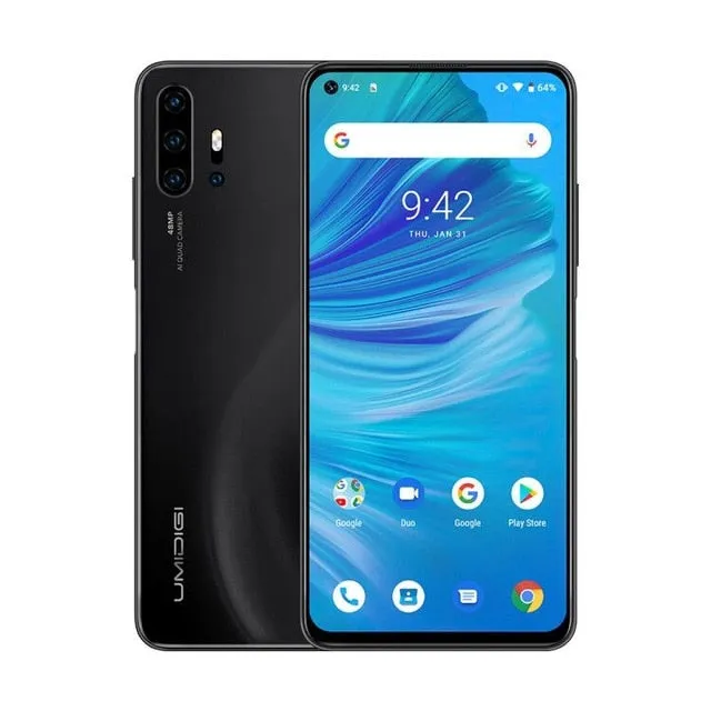 IN STOCK UMIDIGI F2 Android 10 Global Version 6.53"FHD 6GB 128GB 48MP AI Quad Camera 32MP Selfie Helio P70 Cellphone 5150mAh NFC