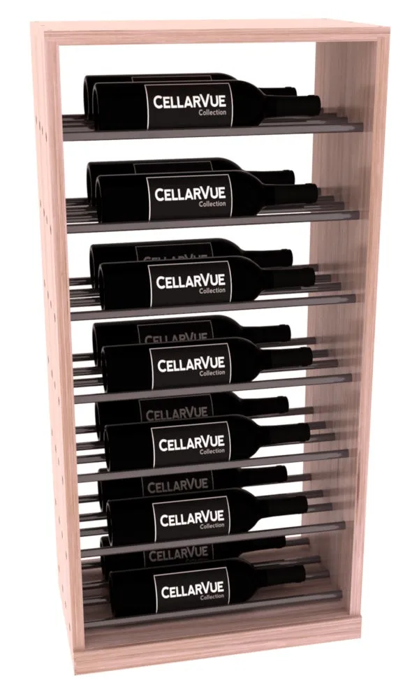 InstaCellar - 17.5" Horizontal Base Display - Gunmetal Rods