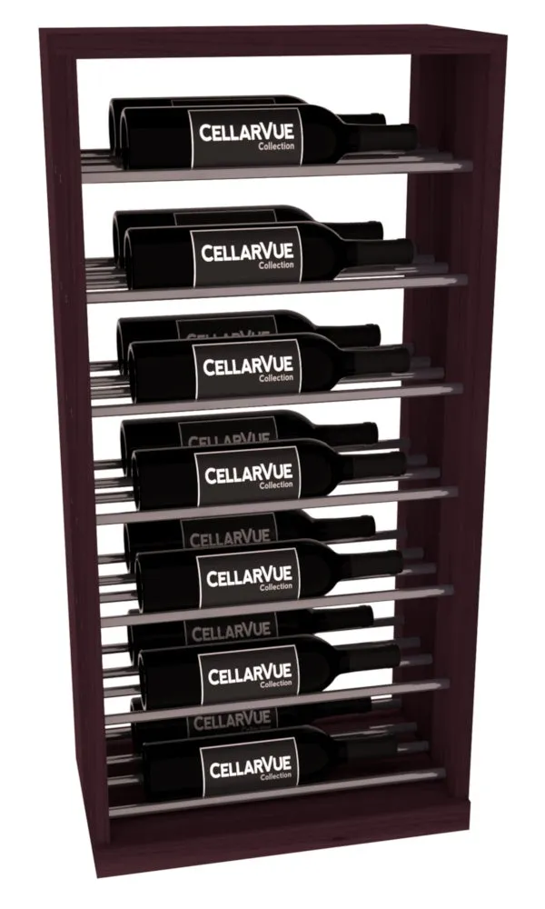 InstaCellar - 17.5" Horizontal Base Display - Gunmetal Rods