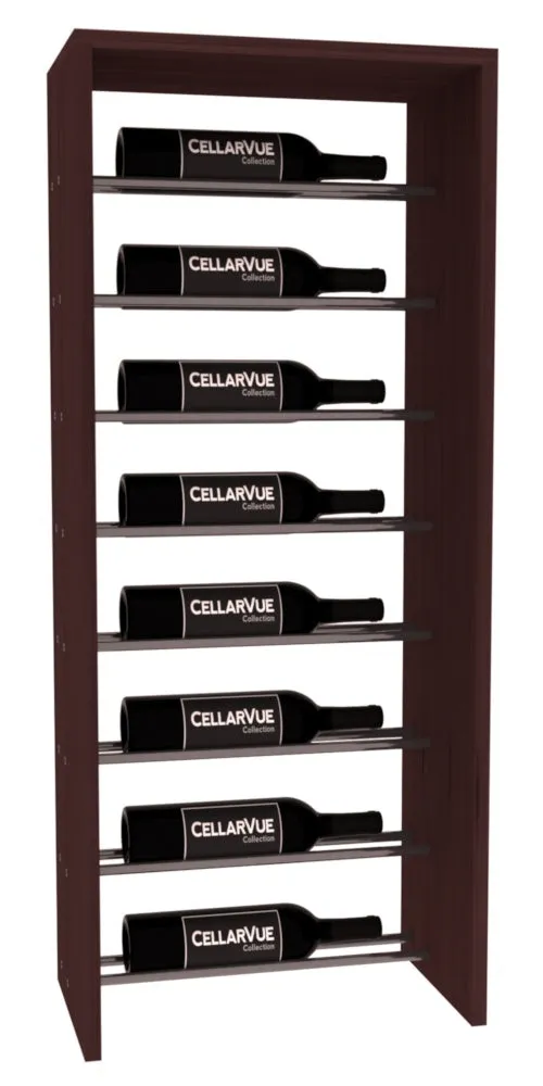 InstaCellar - 17.5" Horizontal Top Display - Gunmetal Rods