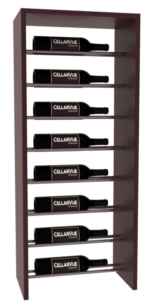 InstaCellar - 17.5" Horizontal Top Display - Gunmetal Rods