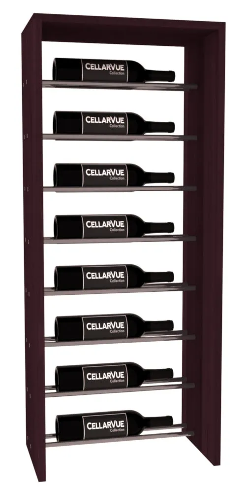 InstaCellar - 17.5" Horizontal Top Display - Gunmetal Rods