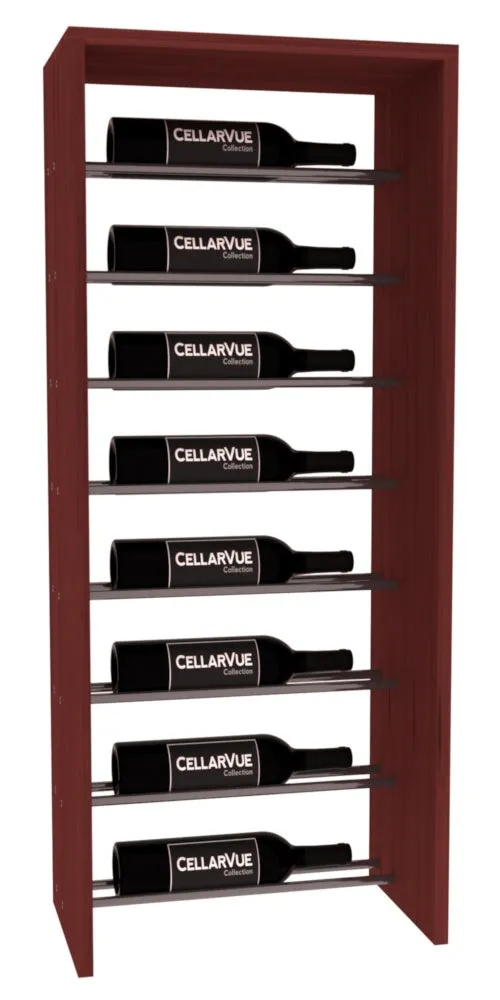 InstaCellar - 17.5" Horizontal Top Display - Gunmetal Rods