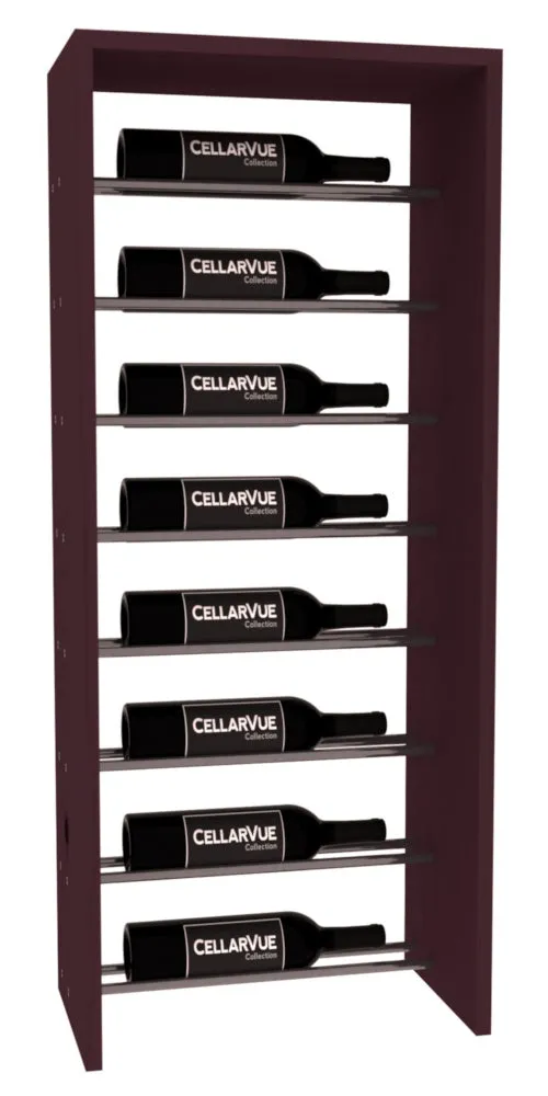 InstaCellar - 17.5" Horizontal Top Display - Gunmetal Rods