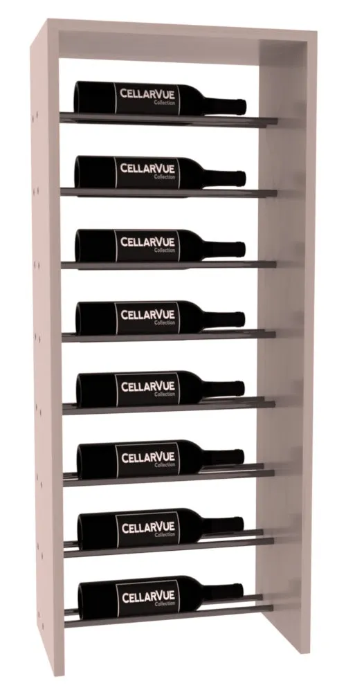 InstaCellar - 17.5" Horizontal Top Display - Gunmetal Rods