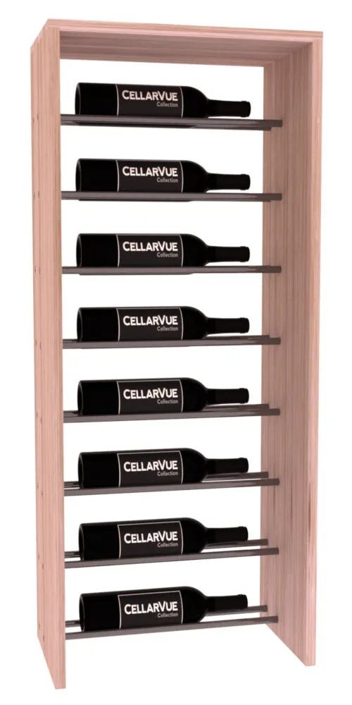 InstaCellar - 17.5" Horizontal Top Display - Gunmetal Rods