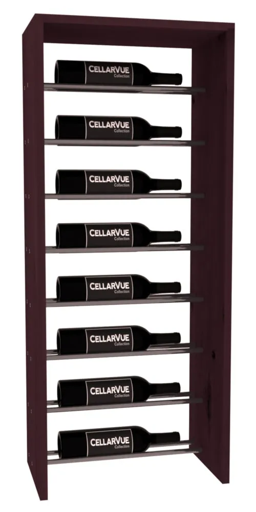 InstaCellar - 17.5" Horizontal Top Display - Gunmetal Rods