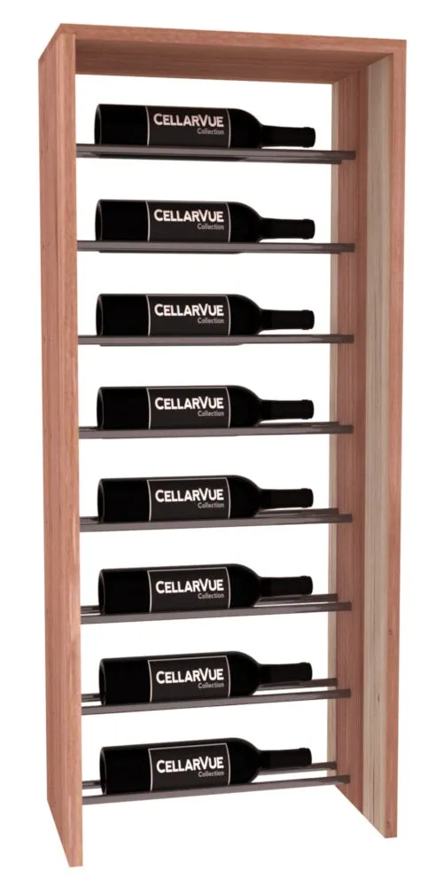 InstaCellar - 17.5" Horizontal Top Display - Gunmetal Rods