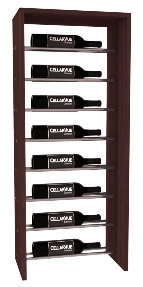 InstaCellar - 17.5" Horizontal Top Display - Gunmetal Rods