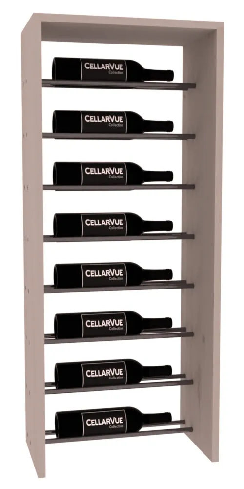 InstaCellar - 17.5" Horizontal Top Display - Gunmetal Rods