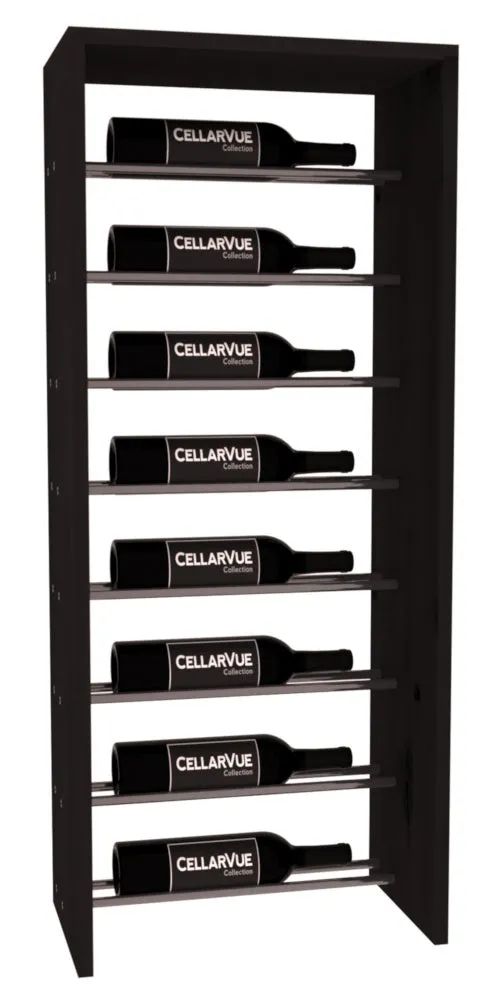 InstaCellar - 17.5" Horizontal Top Display - Gunmetal Rods