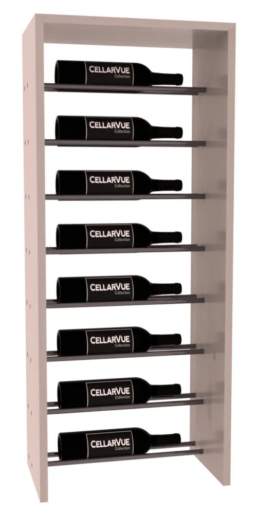 InstaCellar - 17.5" Horizontal Top Display - Gunmetal Rods