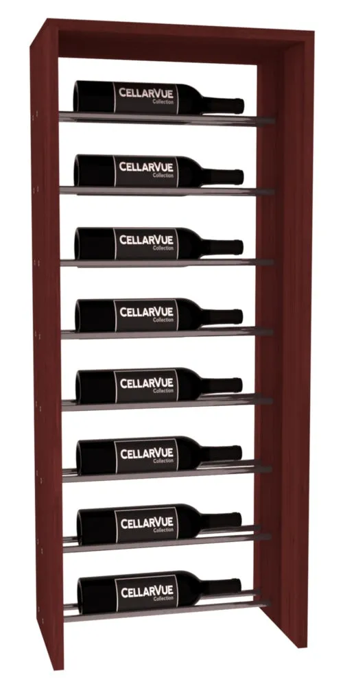 InstaCellar - 17.5" Horizontal Top Display - Gunmetal Rods