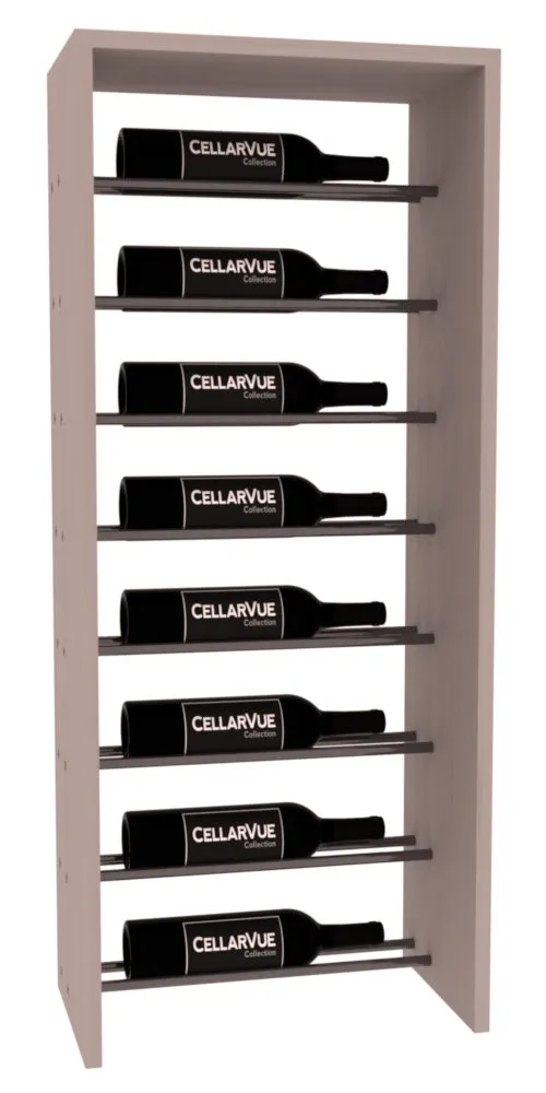 InstaCellar - 17.5" Horizontal Top Display - Gunmetal Rods