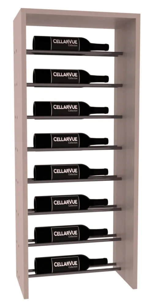 InstaCellar - 17.5" Horizontal Top Display - Gunmetal Rods