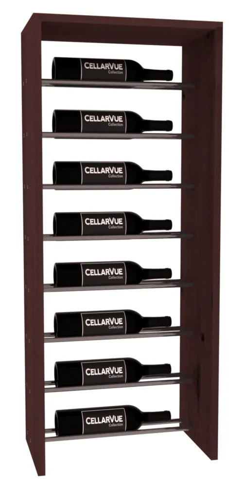 InstaCellar - 17.5" Horizontal Top Display - Gunmetal Rods