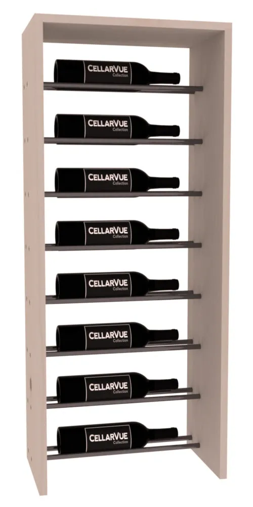 InstaCellar - 17.5" Horizontal Top Display - Gunmetal Rods