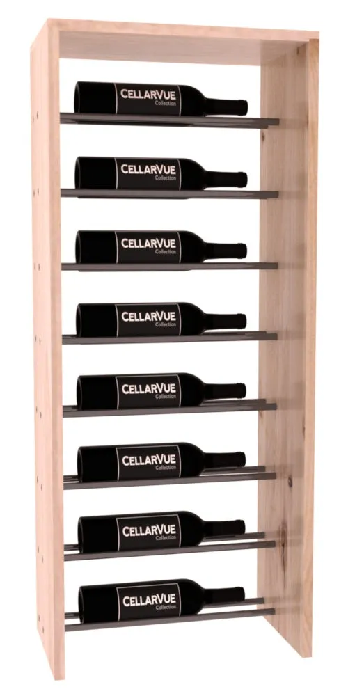 InstaCellar - 17.5" Horizontal Top Display - Gunmetal Rods