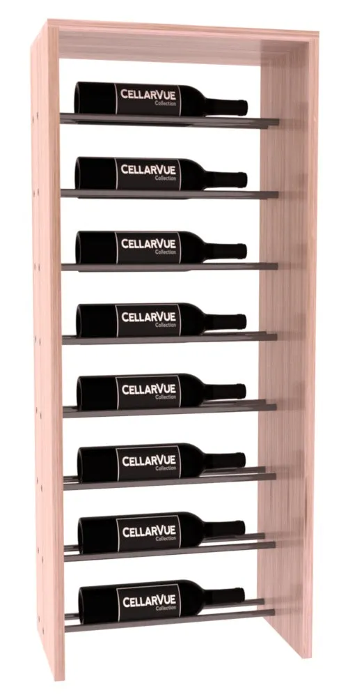 InstaCellar - 17.5" Horizontal Top Display - Gunmetal Rods