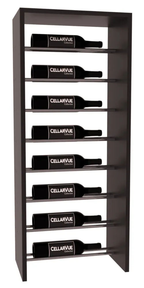 InstaCellar - 17.5" Horizontal Top Display - Gunmetal Rods
