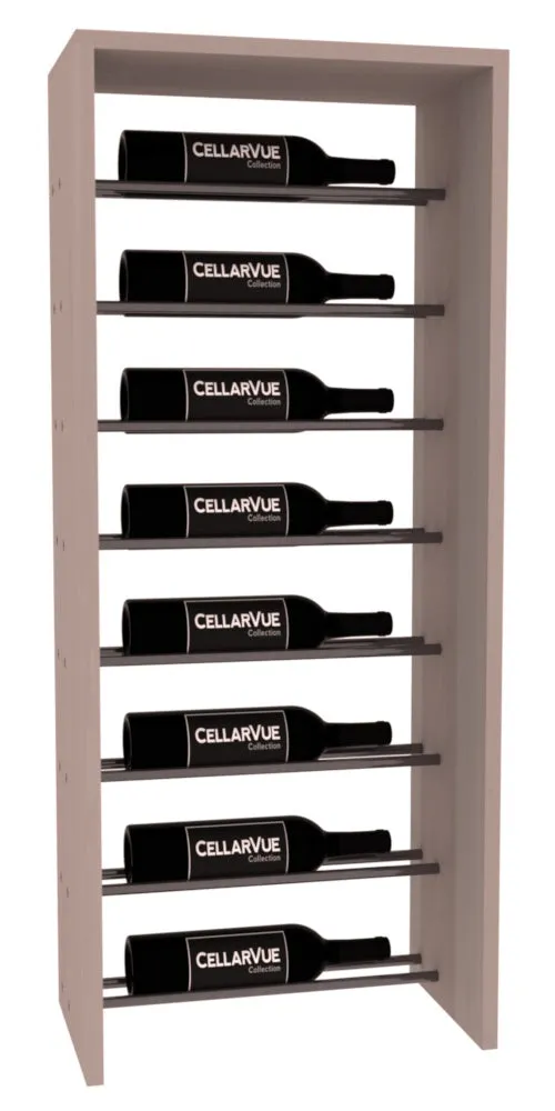 InstaCellar - 17.5" Horizontal Top Display - Gunmetal Rods