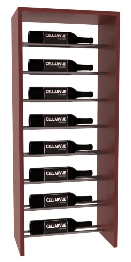InstaCellar - 17.5" Horizontal Top Display - Gunmetal Rods