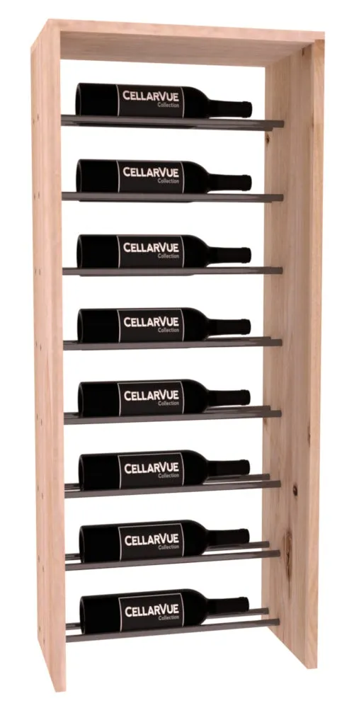 InstaCellar - 17.5" Horizontal Top Display - Gunmetal Rods