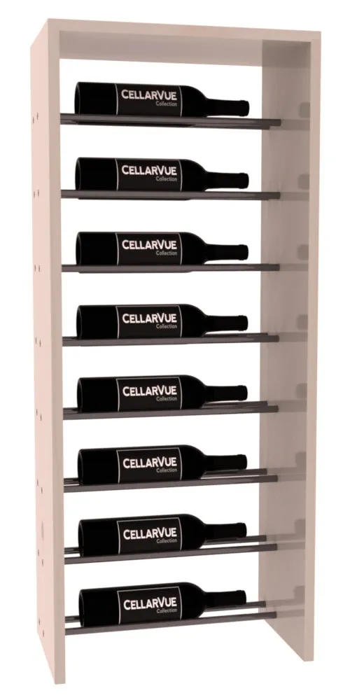 InstaCellar - 17.5" Horizontal Top Display - Gunmetal Rods