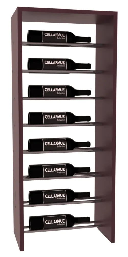 InstaCellar - 17.5" Horizontal Top Display - Gunmetal Rods