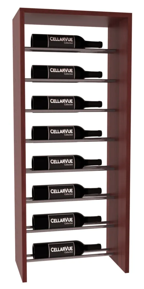InstaCellar - 17.5" Horizontal Top Display - Gunmetal Rods