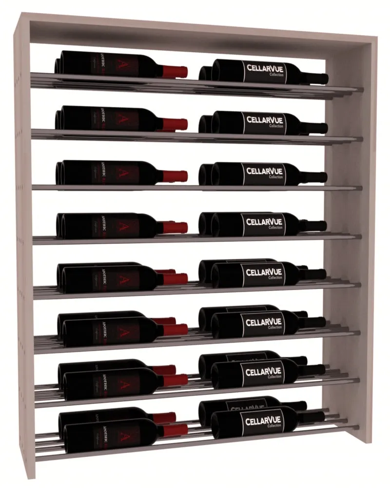InstaCellar - 35" Horizontal Double Deep Top Display - Gunmetal Rods