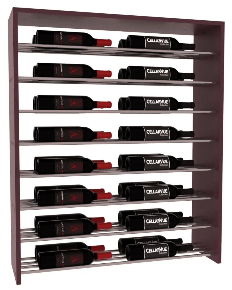 InstaCellar - 35" Horizontal Double Deep Top Display - Gunmetal Rods