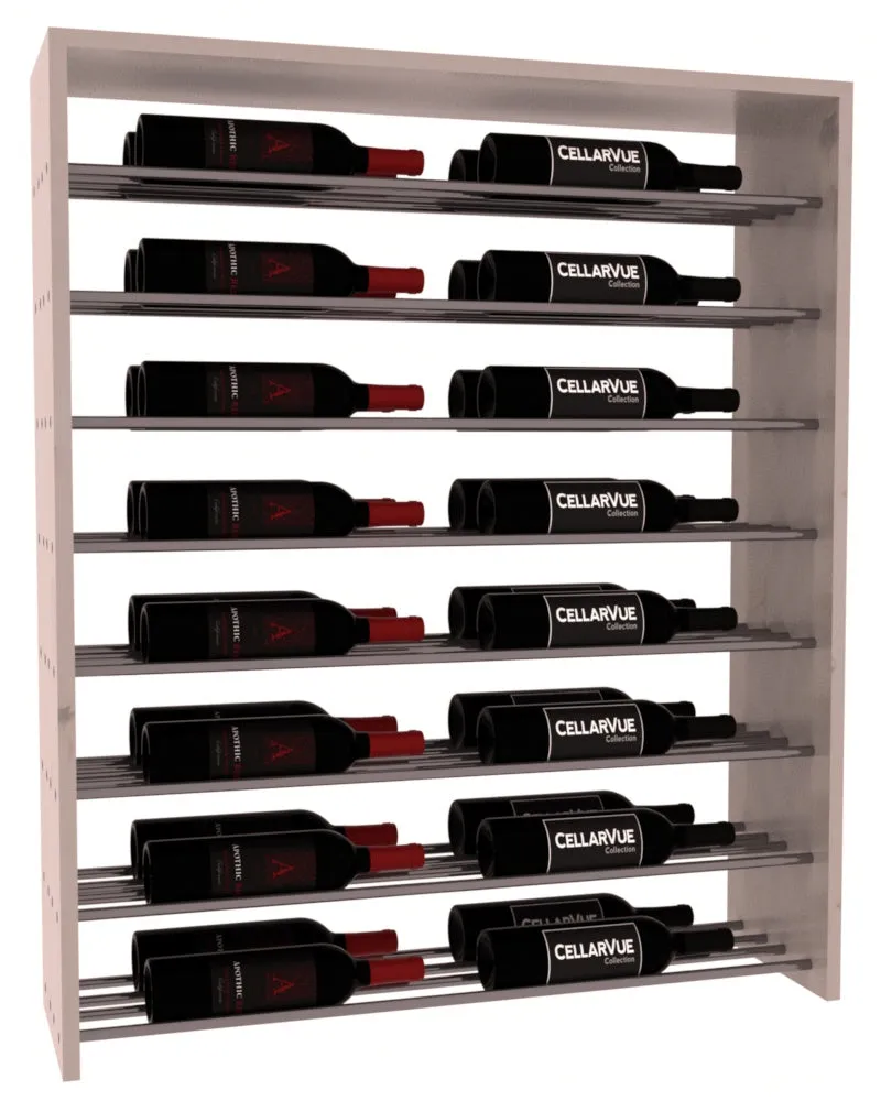 InstaCellar - 35" Horizontal Double Deep Top Display - Gunmetal Rods