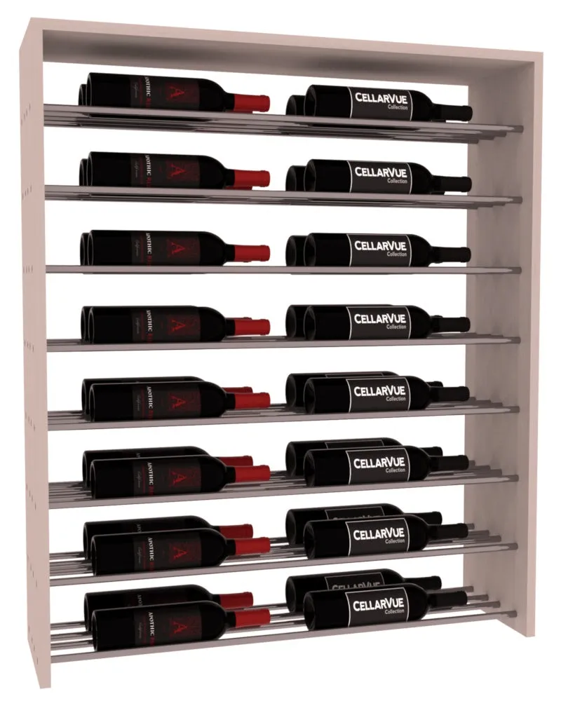 InstaCellar - 35" Horizontal Double Deep Top Display - Gunmetal Rods