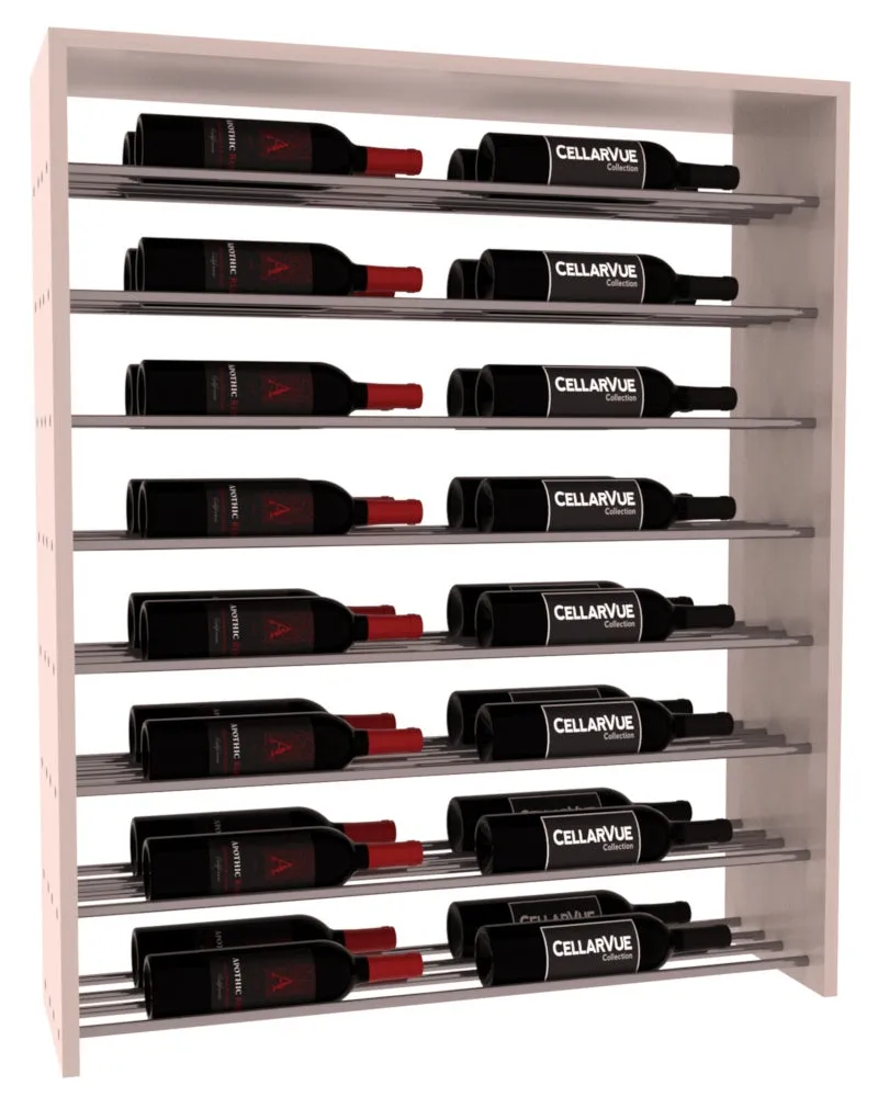 InstaCellar - 35" Horizontal Double Deep Top Display - Gunmetal Rods